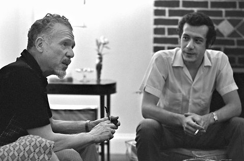 Dr. Jules Manford and his son Morty at their home on 171st Street in August 1972.